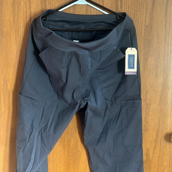 Cherokee workwear dark gray scrub pants size large Cherokee workwear scrub top - Picture 2 of 6